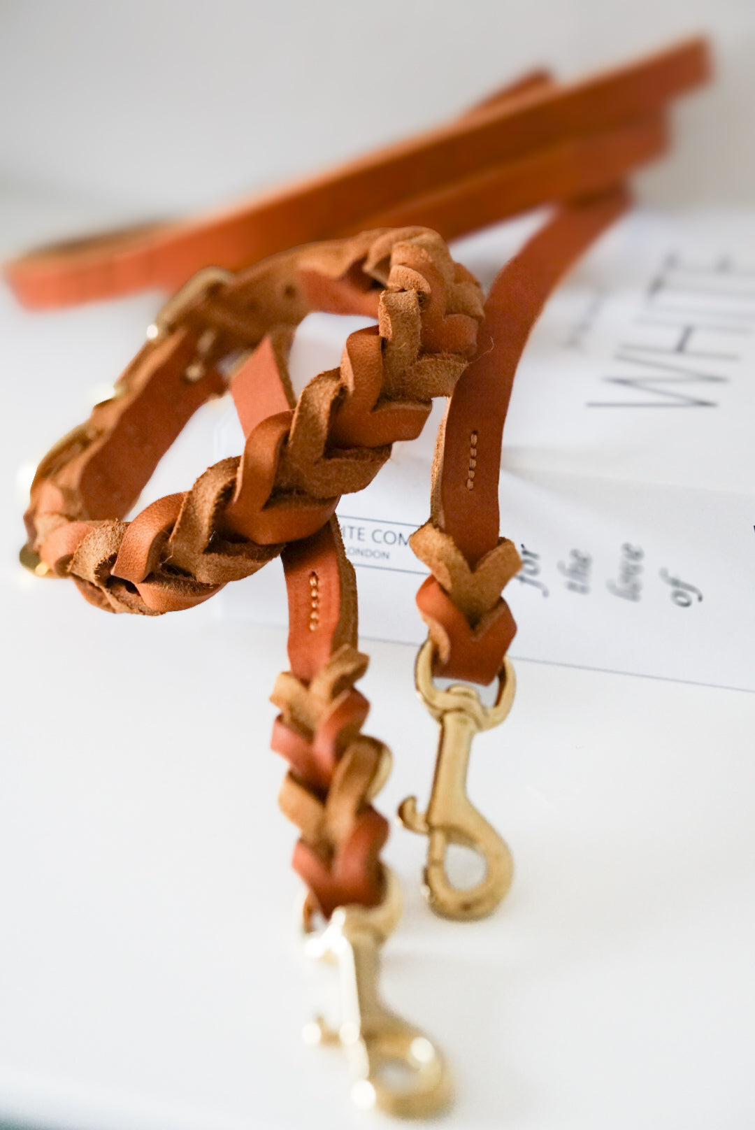 Fettlederhalsband Brida small