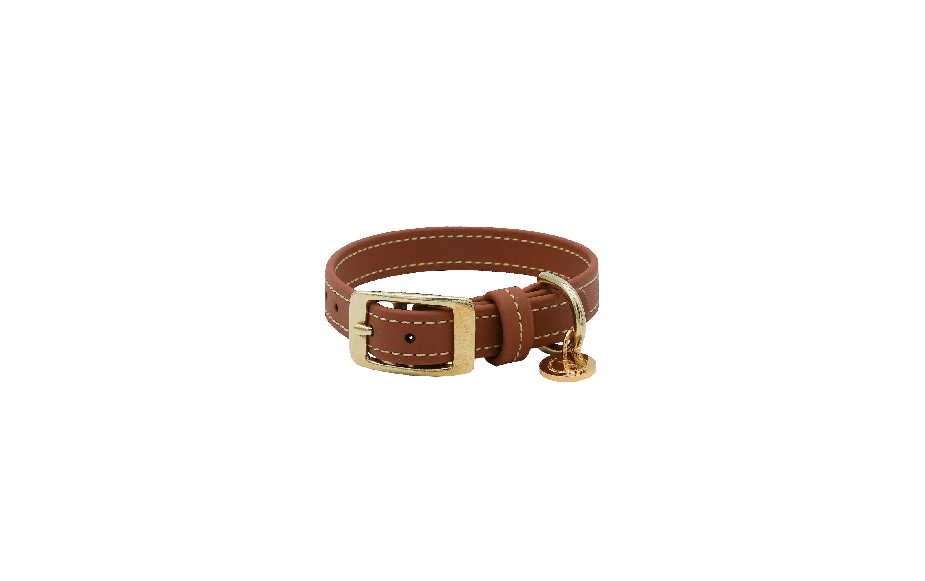 Biothane Halsband Nooka Toffee small