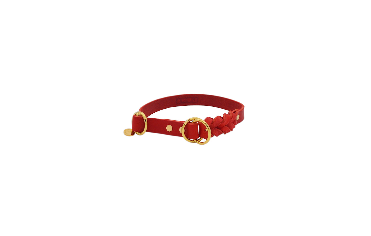 Fettleder-Zugstopphalsband