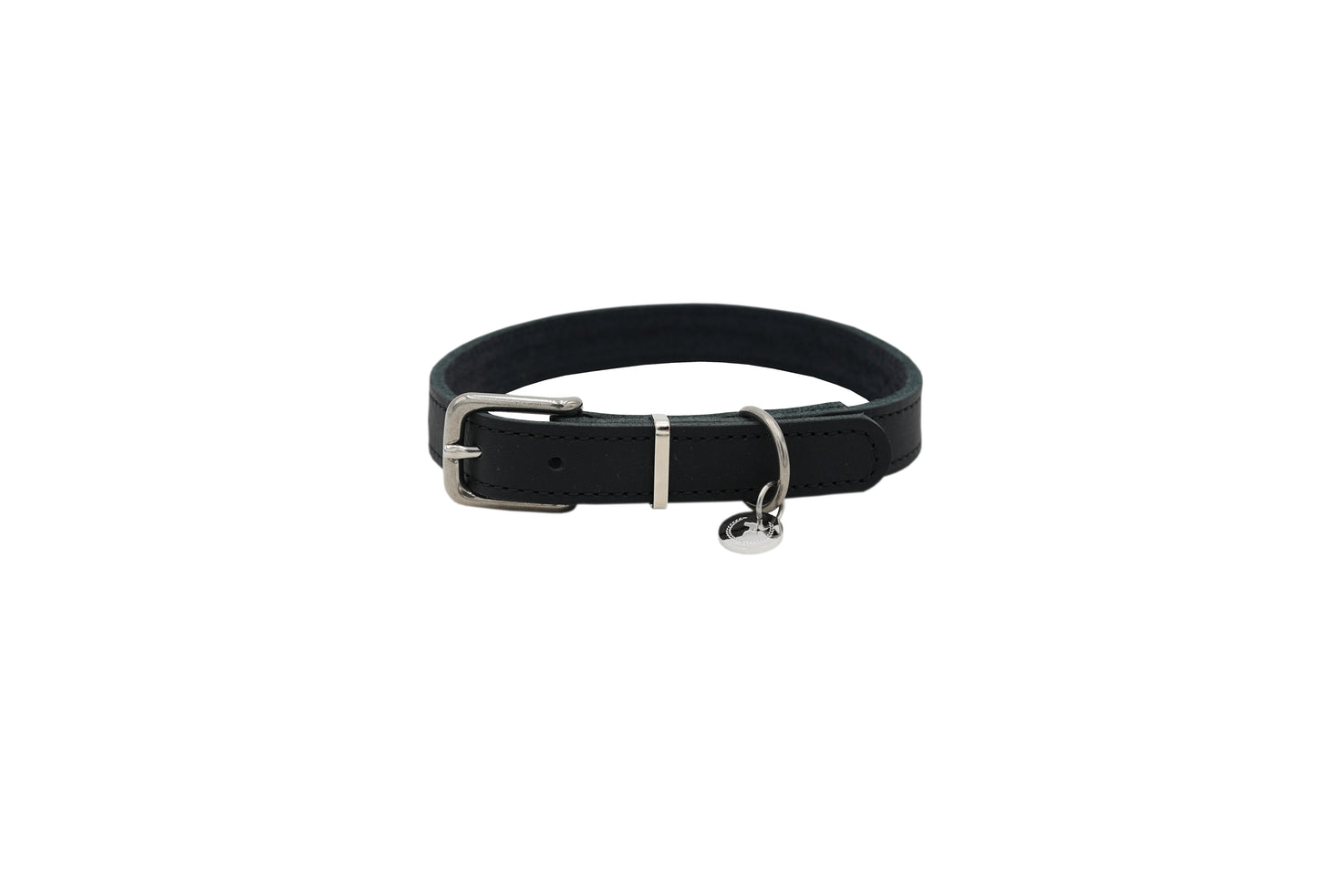 Fettlederhalsband Classic