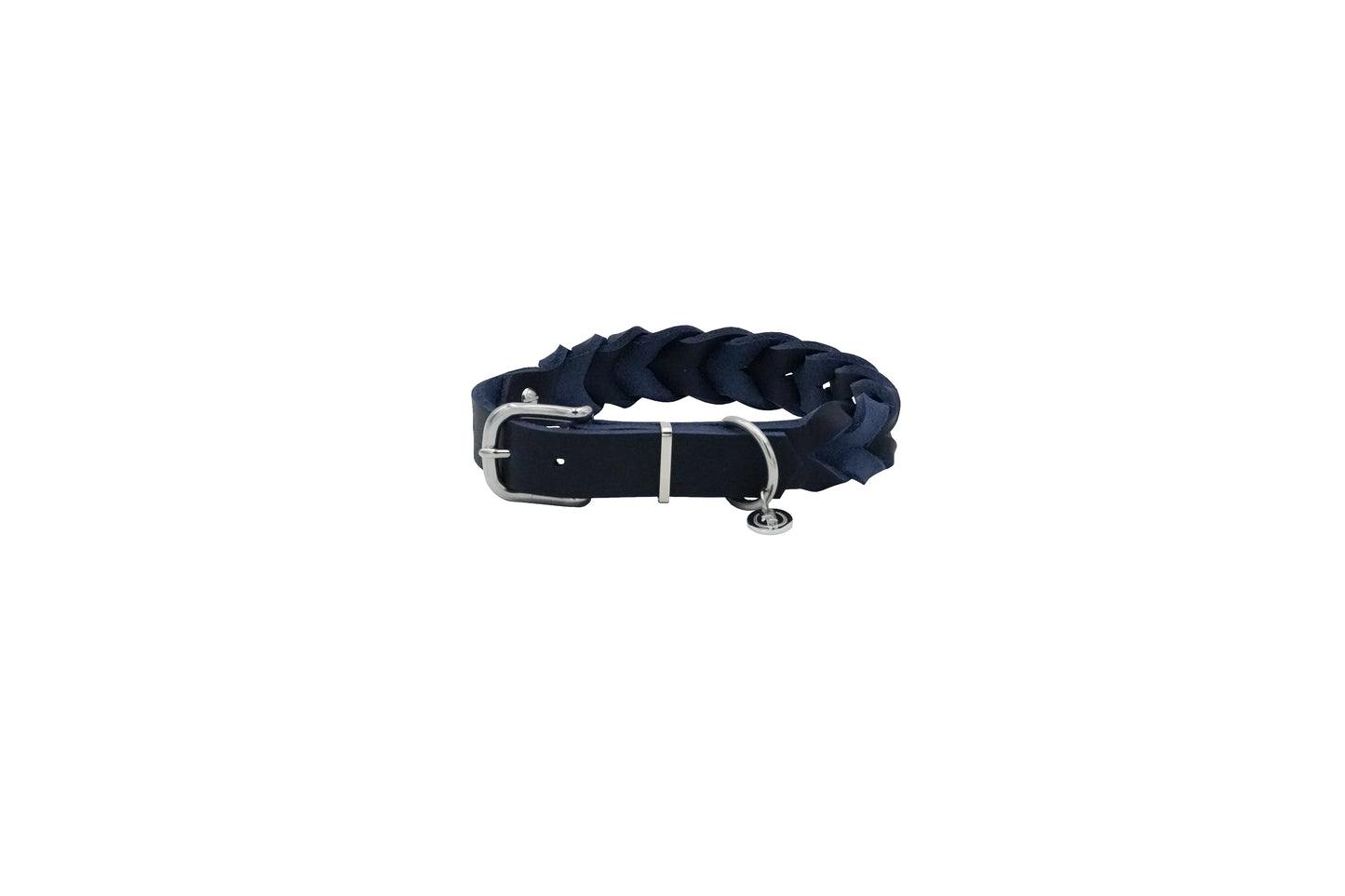 Fettlederhalsband geflochten