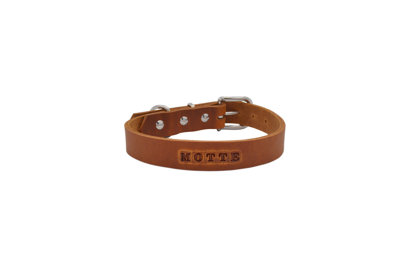 Fettlederhalsband