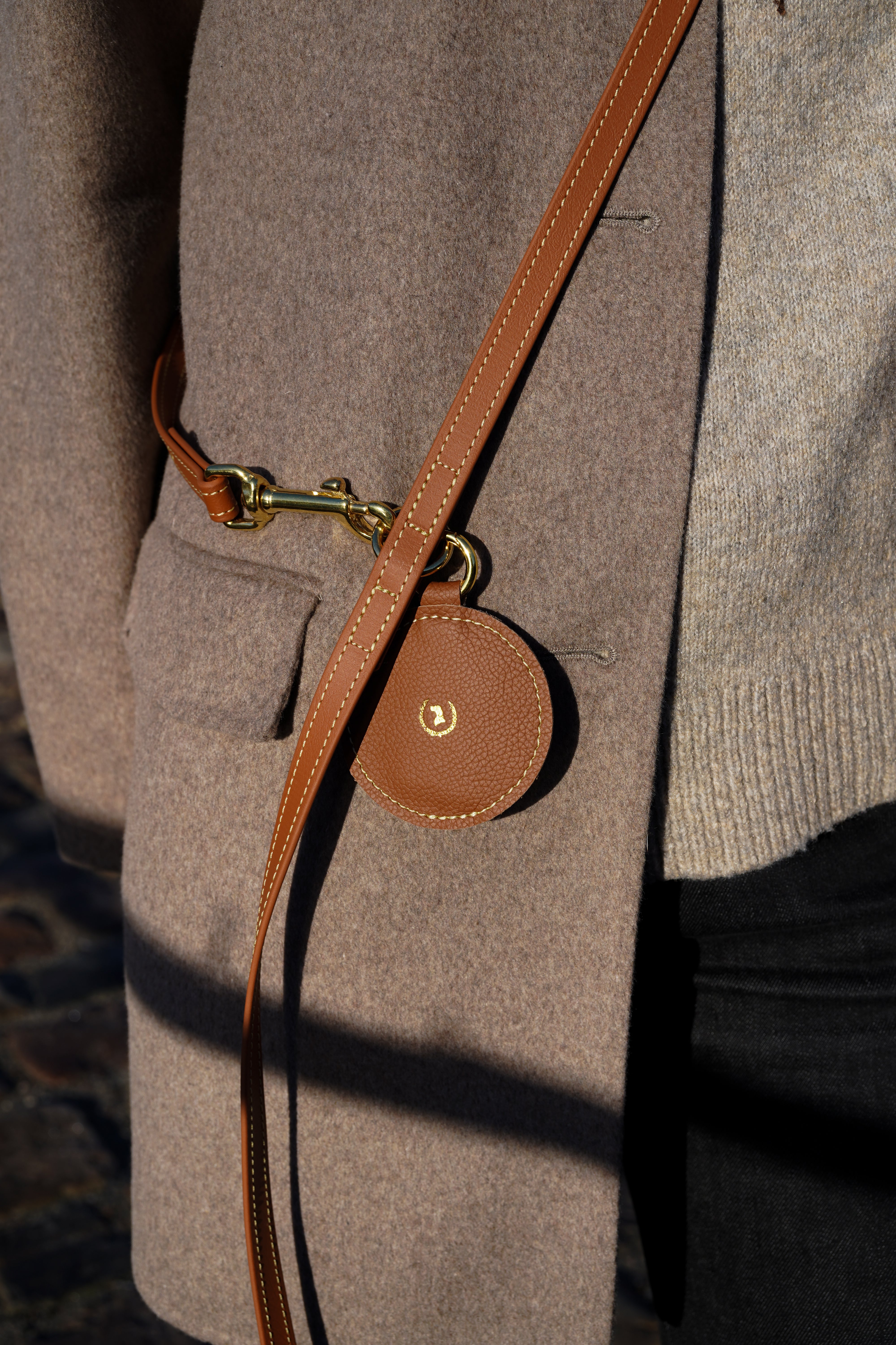 <transcy>Fat leather key ring small</transcy>