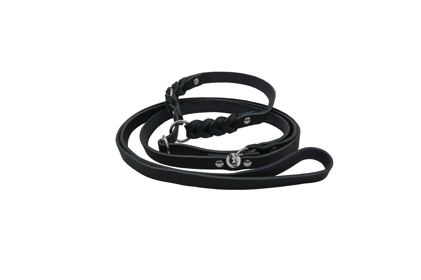 <transcy>Fat leather retriever leash</transcy>