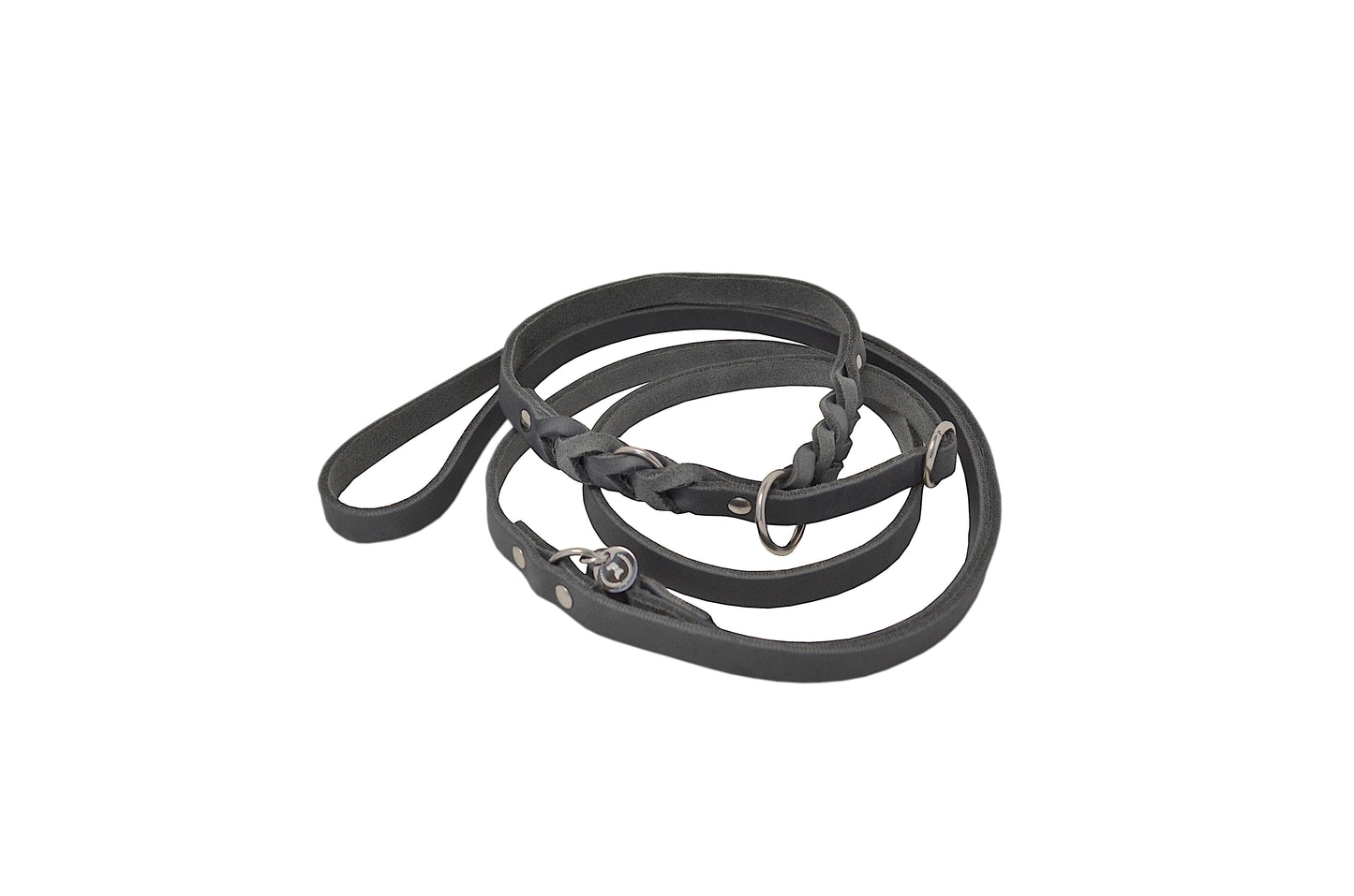 <transcy>Fat leather retriever leash</transcy>